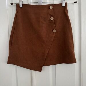 Shein brown skirt size xs